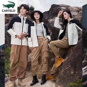 CARTELO Высококачественная повседневная мужская куртка с вышивкой, весна, зима и осень, спортивная, однотонная, мужская куртка, уличная куртка S