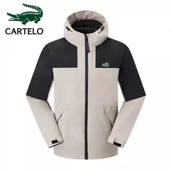 CARTELO Высококачественная повседневная мужская куртка с вышивкой, весна, зима и осень, спортивная, однотонная, мужская куртка, уличная куртка M