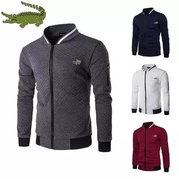 CARTELO весенняя мужская повседневная куртка, новая качественная куртка на молнии, мужские модные деловые куртки с вышитым логотипом, одежда, мужской топ S белый