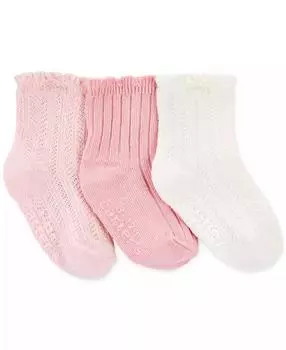 Carter s | Детские Девочки 3-Pk. Носки с пуантами 0 3 months