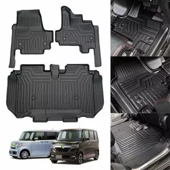 Cartist применимо к Honda New Model JF3 JF4 Type 3D напольный коврик автомобильный коврик напольный коврик второй коврик NBOX автомобильный коврик N Box Custom September 3D 3D коврик водонепроницаемый чёрный