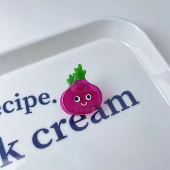 Cartoon Acetate Simulation Fruit Hair Clip Vegetable Series Small Grab Clip Mini Hair Claw Headwear Geometry Small Hairpin