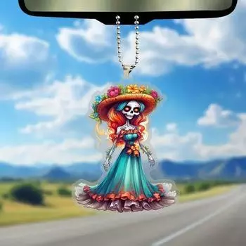 Cartoon Acrylic Colorful Christmas Tree Decoration For Fun Home And Auto Accessories 1