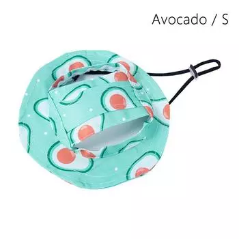 Cartoon Adjustable Pet Sun Cap Breathable Sun Protection Dog Bucket Hat Anti Stripping Cat Fisherman Hat Travel