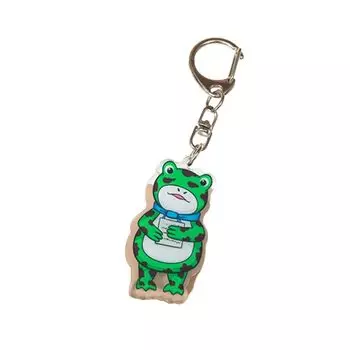 Cartoon Animal Animal Frog Pendent Keyring Silent Frog Keychain Lady Girls Gift D