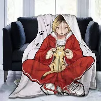 Cartoon Animated Printed Flannel Blanket 80-100