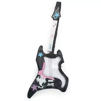 Cartoon Backpack Electric Guitar Stylish Yabi Crossbody Bag Black
