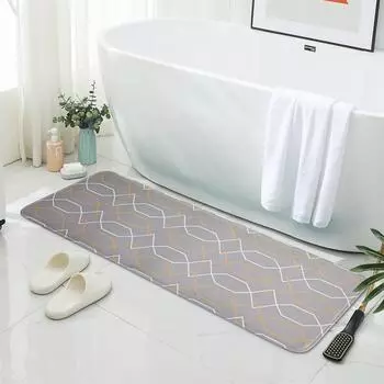 Cartoon Bedroom Carpet Home Bedside Blanket Long Strip Plush Bed Front Floor Mat Living Room Sofa Coffee Table Non-slip Foot Ma 400MMx600MM