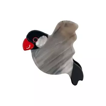 Cartoon Bird Hair Claw Mid Size Acetate Hair Clip Creative Animal Shark Clip Daily