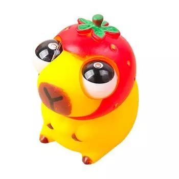 Cartoon Capybara Big Eyeball Pinch Doll Funny Capybara Squeeze Ball Toys Kids Holiday Gift style 3