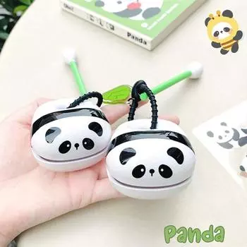 Cartoon Capybara Panda Little Animal Toy Key Chain Creative Car Decoration Keyring Kids Toy Style 3