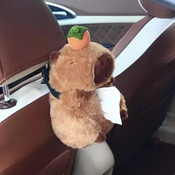 Cartoon Car Backseat Hanging Tissue Bag Cute Tissue Storage Bag Car Interior Accessories Style 3