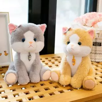 Cartoon Cat Plush Doll Pendant Cat Stuffed Toy Accompanying Doll Cat Plush Toy Children style 2