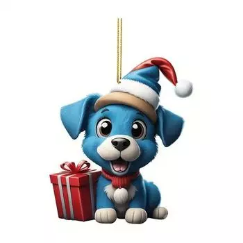 Cartoon Charming Dog Car Pendant Stylish Home Decor Gift For Kids Families And 1