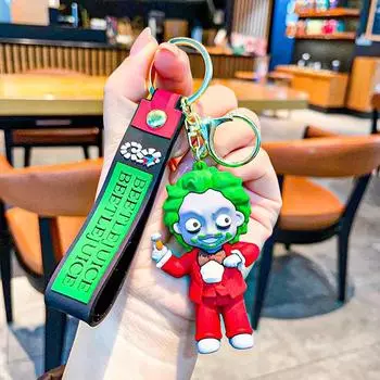 Cartoon Cheerful Bubble Mart Keychain Exceptional Gift Idea For Friends And Family PPMT Style One