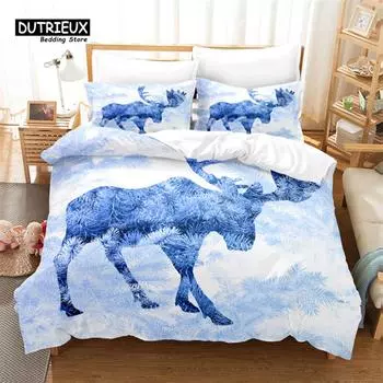Cartoon Children Bedding Set, 3Pcs Duvet Cover Set, Soft Comfortable Breathable Duvet Cover, For Bedroom Guest Room Decor EU single(135x200cm)