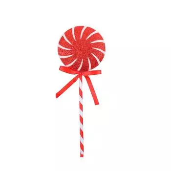Cartoon Christmas Lollipop Pendant Large Xmas Candy Hanging Decor Merry Christmas Decoration Style 2