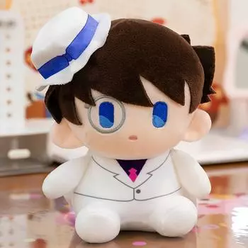 Cartoon Conan Detective Plush Toy With Pp Cotton For Anime Fans Decoration Gift Kuroba Kaito
