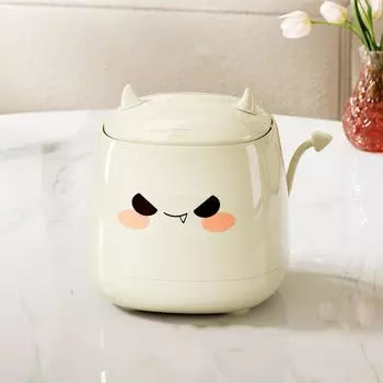 Cartoon Countertop Trash Can Plastic Dust Bin Cute Mini Trash Can Car