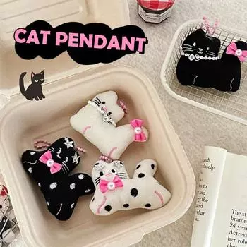 Мультяшный Милый Кошки Собаки Брелок Подвеска Креативный Кавайный Брелок для Ключей от Машины Брелок Универсальный Декор для Рюкзака Аксессуары