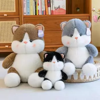 Мультяшный милый Кьюр Пич Кот 9 -23см 23cm коричневый