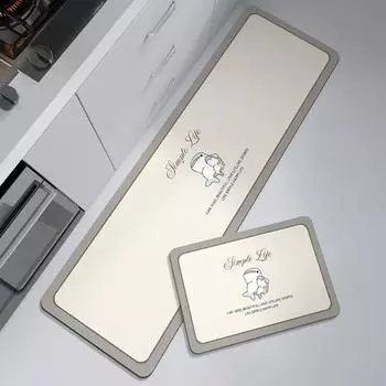 Cartoon Cute Kitchen Floor Mat Anti Fatigue Waterproof Absorbent Bath Mat Non-slip Doormats Hallway Balcony Long Area Rugs 45CMx70CM