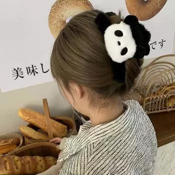 Cartoon Cute Plush Panda Hair Clip Cartoon Large Hairgrips Hair Claw Clips Hairpins Hair Accessories