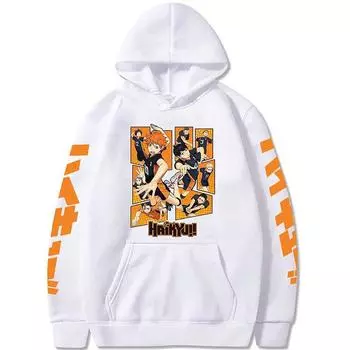 Мультфильм День Человек Свободный свитер с капюшоном Шапка XS