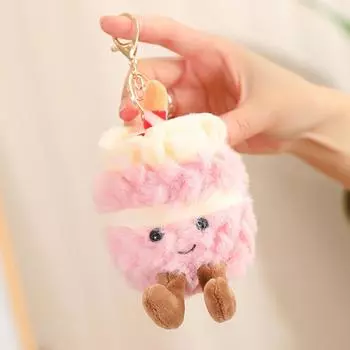 Cartoon Delicious Dessert Plush Doll Fruit Cake Personification Food Ice Cream Doll Dessert Shop Decoration Gift for Girls Boys see choice option