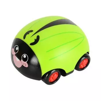 Cartoon Inertia Insect Pull-Back Car, Drop-Resistant Car Gifts, Double Pull-Back Car, Factory