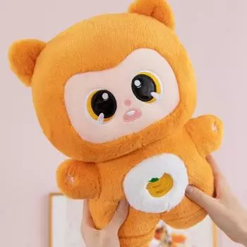 Cartoon Little Cat Plush Doll Fish Cat Stuffed Toy Decoration Cat Plush Toy Christmas Gift 35cm-style 1