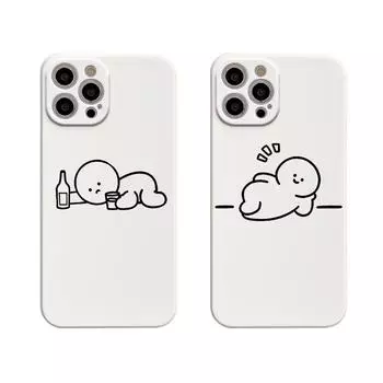 Чехол для телефона Cartoon Matchman Straight Edge Liquid для Apple iPhone 14 11 12 13 Pro Max Mini X XS XR 7 8 Plus SE2 Защитный чехол iPhone 7 8 Plus