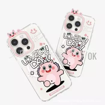 Cartoon Monster Series iPhone 13/14 Protective Cover for Apple 15 Pro Mobile Phone IP14promax