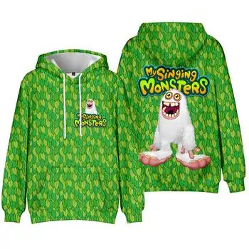 Cartoon My Singing Monsters Men Women Hoodies Autumn Casual Pullover Sweats Hoodie Fashion Hip Hop Sweatshirt Clothes XS