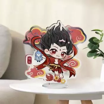 Мультфильм Nezha2 Серия Nezha Ao Bing Симпатичная периферийная акриловая подставка для украшения стола Украшения для лучших друзей