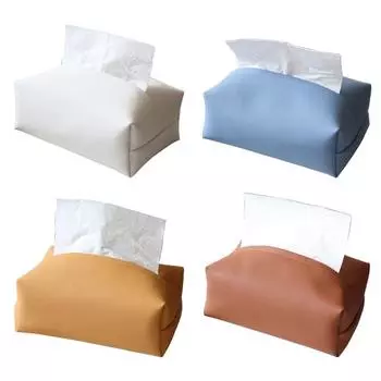 Cartoon Nordic-style Tissue Box Desktop Home Decoration Model Room Living Room Coffee Table Storage Napkin Holder for Home