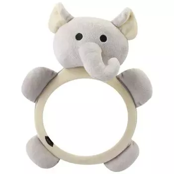 Cartoon Plush Toy Baby Rear Facing Mirrors Cute Car Rear Seat Mirror Toddler Elephant