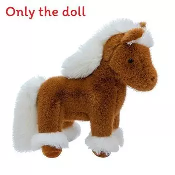 Cartoon Pony Cute Animal Plush Toy Decoration Ornament For Children Room 25cm