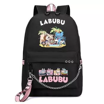 Cartoon Printed Backpack Teenage Boy Girl Schoolbag Large Capacity Waterproof Bagpack Women Men Unisex Travel Laptop Bag
