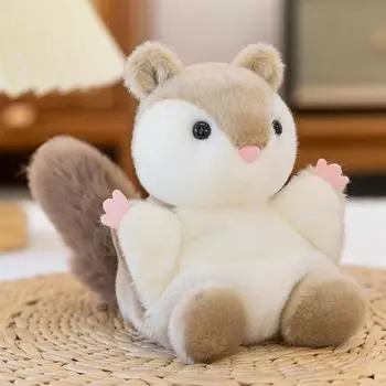 Cartoon Sandbag Animal Capy Doll Sea Otter Doll Panda Lion Giraffe Small Pendant Keychain Plush Toy Women 15cm (0.1kg)