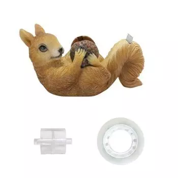 Cartoon Squirrel Tape Dispenser Animal Shaped Squirrel Desktop Ornaments Packing Tool 1 Set