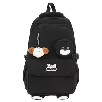 Cartoon Student Schoolbag Large Capacity Women s Backpack Lightweight Waterproof Backpack with Coin Purse