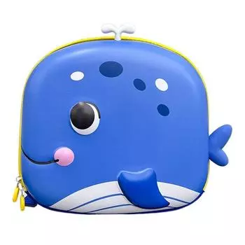 Cartoon Whale Kid Backpacks EVA Hard Shell Hard Eggshell Backpack Gift Children School Bags Book