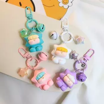 Cartoon Wishing Star Lilith Bell Pendant Keychain Backpack Hanging Decoration Gifts