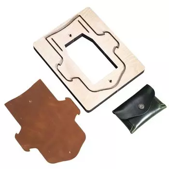 caruccia Ручной режущий штамп, вырубной штамп, кожаный дырокол, кожаный дырокол своими руками, инструмент для резки кошелька