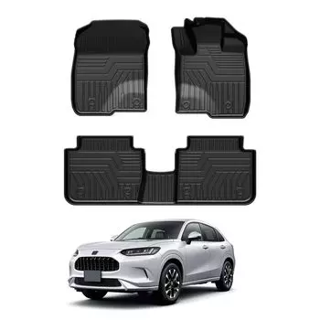 CARVANTA Honda Новые коврики для пола Коврики для пола серии RZ Автомобильные коврики Материал TPE 3D Формованные автомобильные 3D коврики для пола HONDA ZRV RZ3 RZ4 RZ5 RZ6 Ноябрь 2022 Текущий чёрный