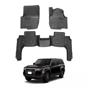 CARVANTA Toyota Land Cruiser 250 series 3D напольный коврик Напольный коврик Land Cruiser 250 Апрель 2024 г. Текущая версия Напольный коврик LAND CRUISER 250 3D Автомобильный коврик Материал TPE