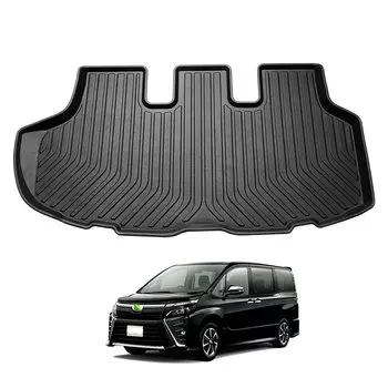 CARVANTA Toyota Voxy Noah 80 Series Early Late Коврик для багажа Коврик для багажника Материал TPE 3D Формовка Коврик для багажника автомобиля TOYOTA VOXY NOAH 80 Series Поддон для багажа чёрный
