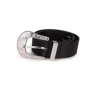 Carved Casual Belt Women S Wide Belt 100cm чёрный