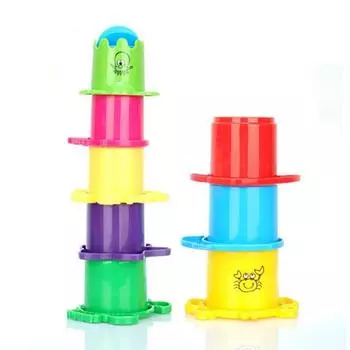 Cas B Nature Sea Friend Cup Stacking 8 шт., 1 шт., корейские детские товары